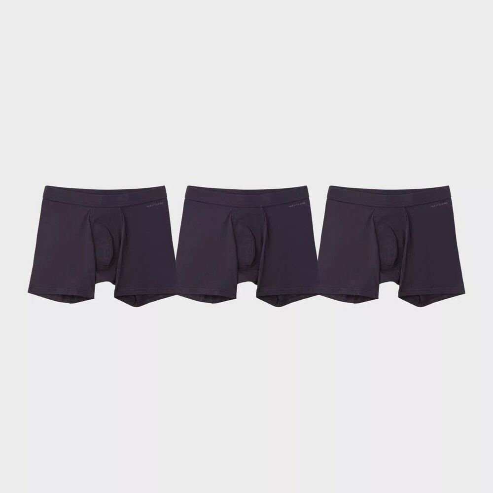 Pair of Thieves Men's Quick Dry Action 5" Boxer Briefs (3-Pk.) - Small